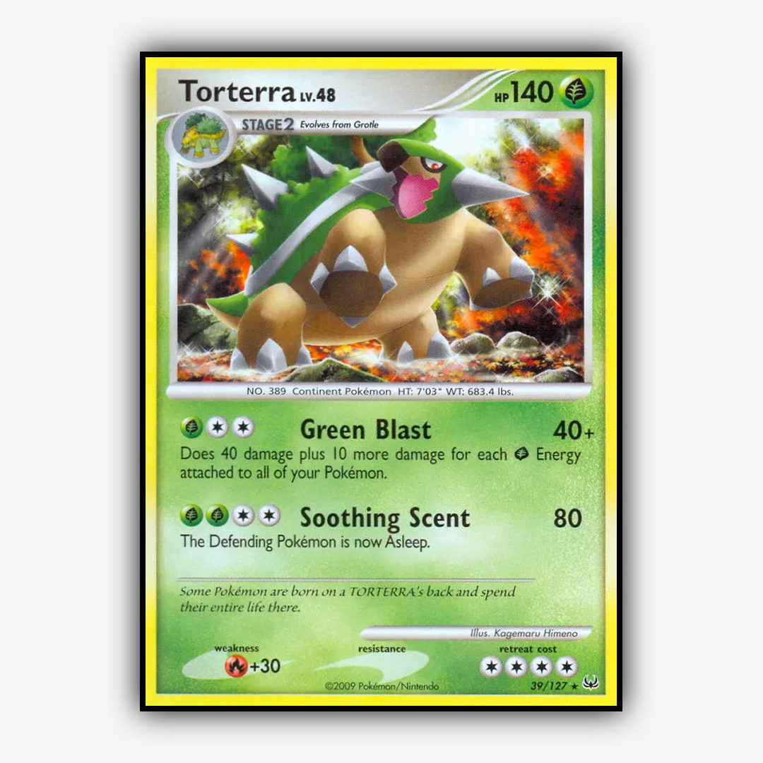 Torterra 039/127 - Platinum Set - Card Rug