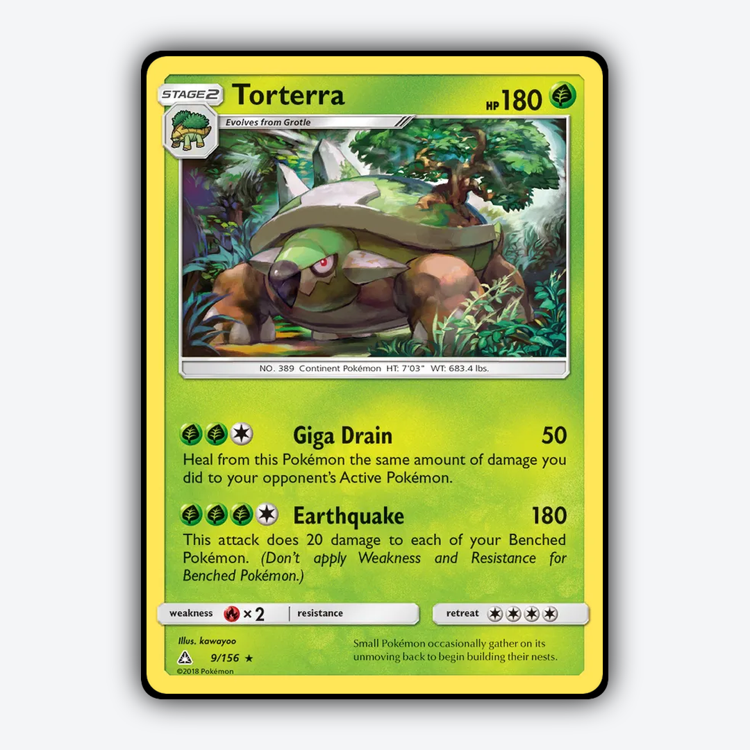 Torterra 009/156 - Ultra Prism Set - Card Rug