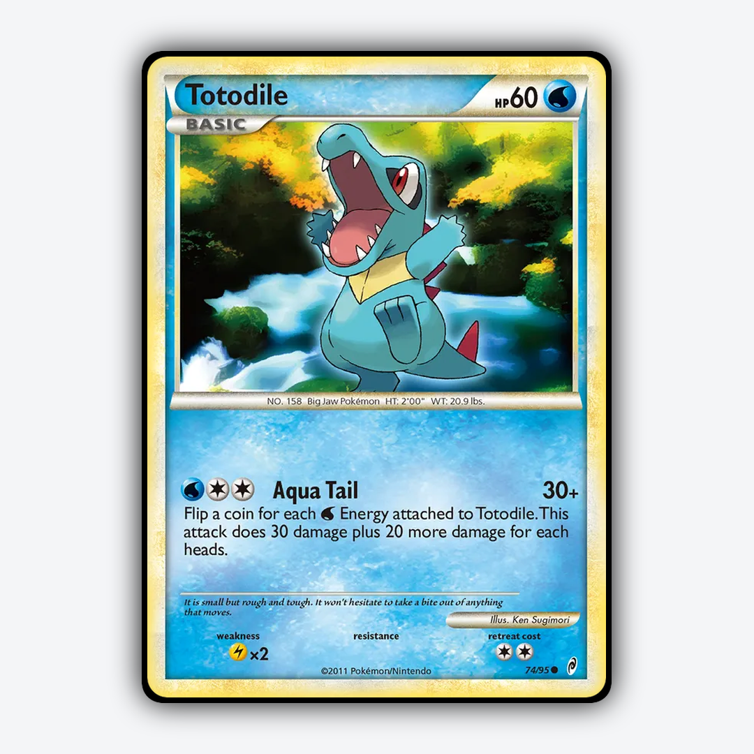 Totodile 074/95 - Call of Legends Set - Card Rug
