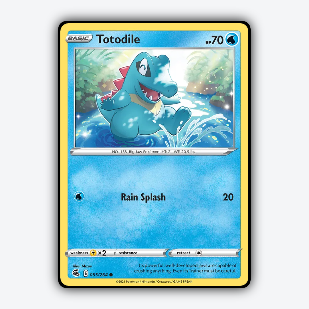 Totodile 055/264 - Fusion Strike Set - Card Rug