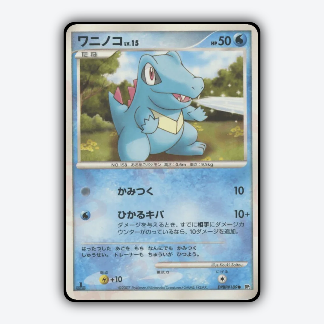 Totodile 041 - Secret of the Lakes Set - Card Rug (JP)