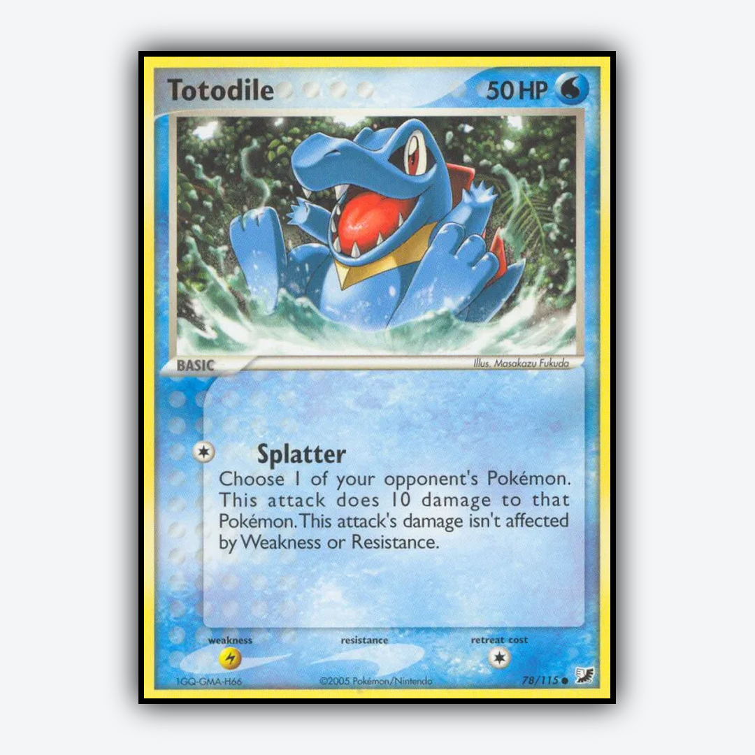Totodile 078/115 - Unseen Forces Set - Card Rug
