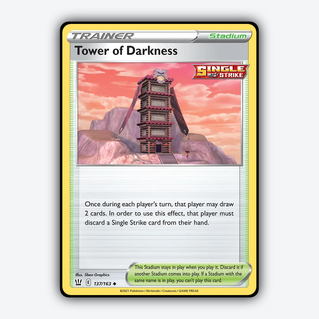 Tower of Darkness 137/163 - Battle Styles Set - Card Rug