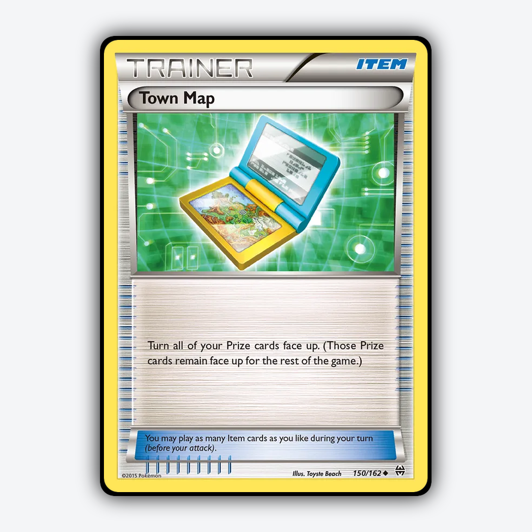 Town Map 150/162 - BREAKthrough Set - Card Rug