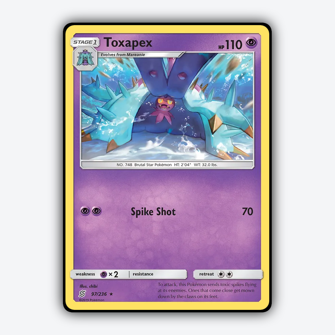 Toxapex 097/236 - Unified Minds Set - Card Rug