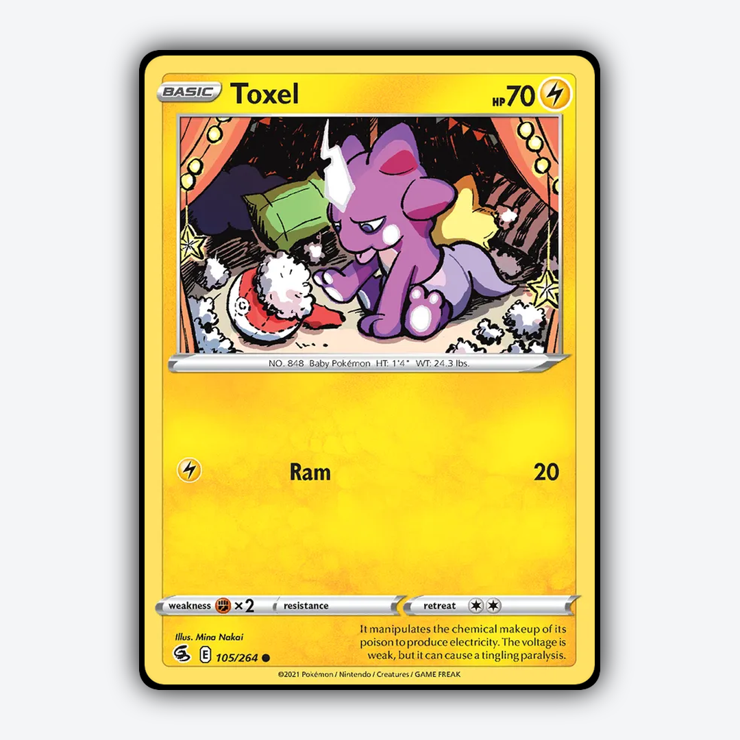 Toxel 105/264 - Fusion Strike Set - Card Rug