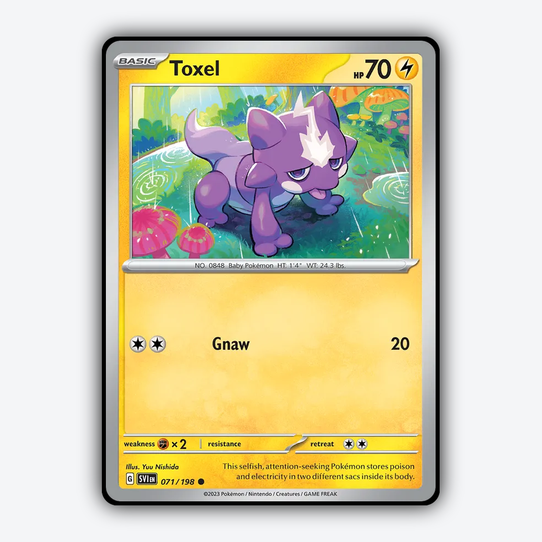 Toxel 071/198 - Scarlet & Violet Set - Card Rug