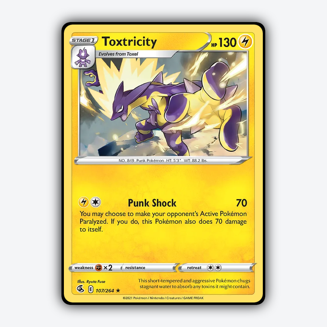 Toxtricity 107/264 - Fusion Strike Set - Card Rug