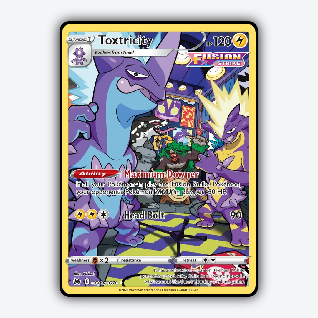 Toxtricity #9 - Crown Zenith Set - Card Rug