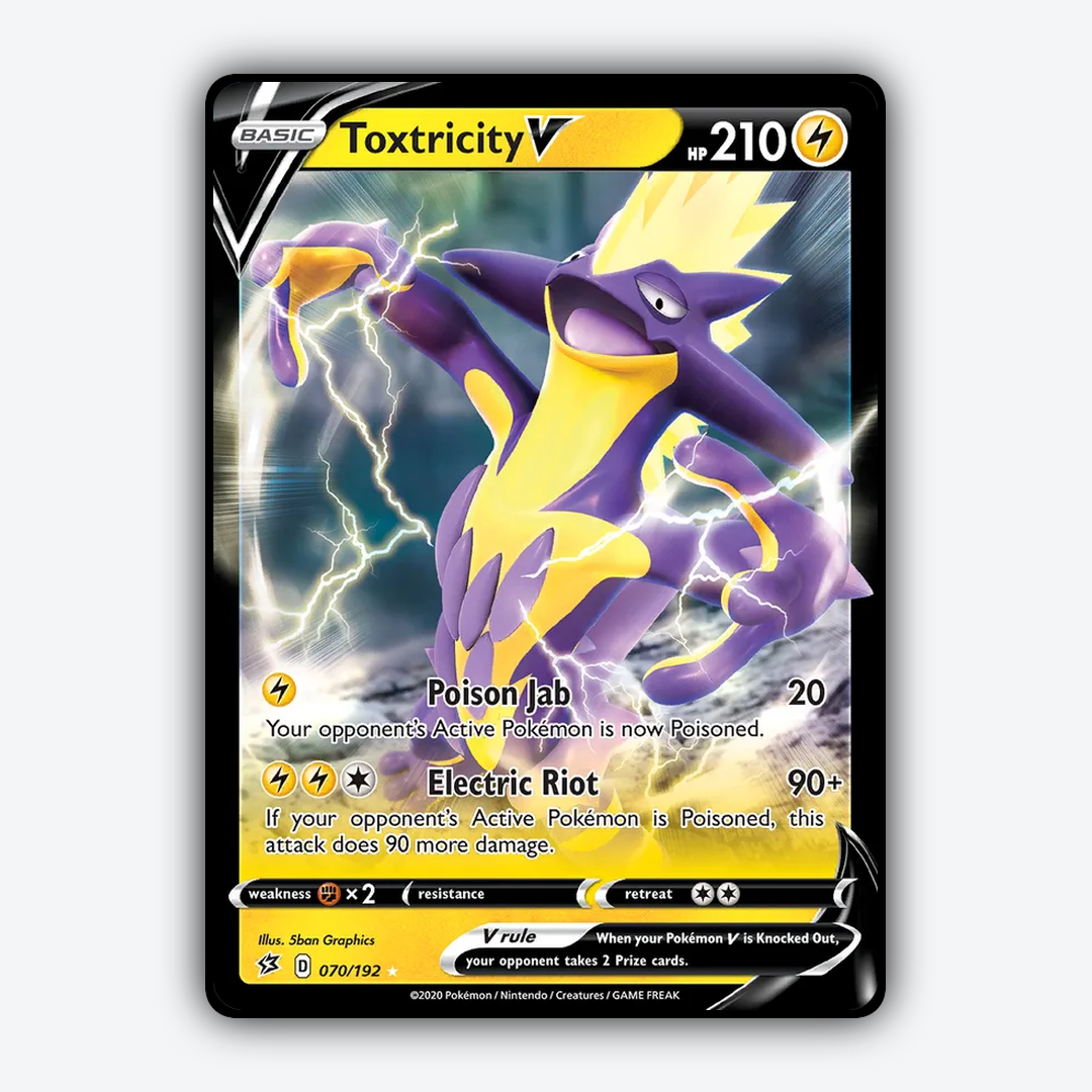 Toxtricity V 070/192 - Rebel Clash Set - Card Rug
