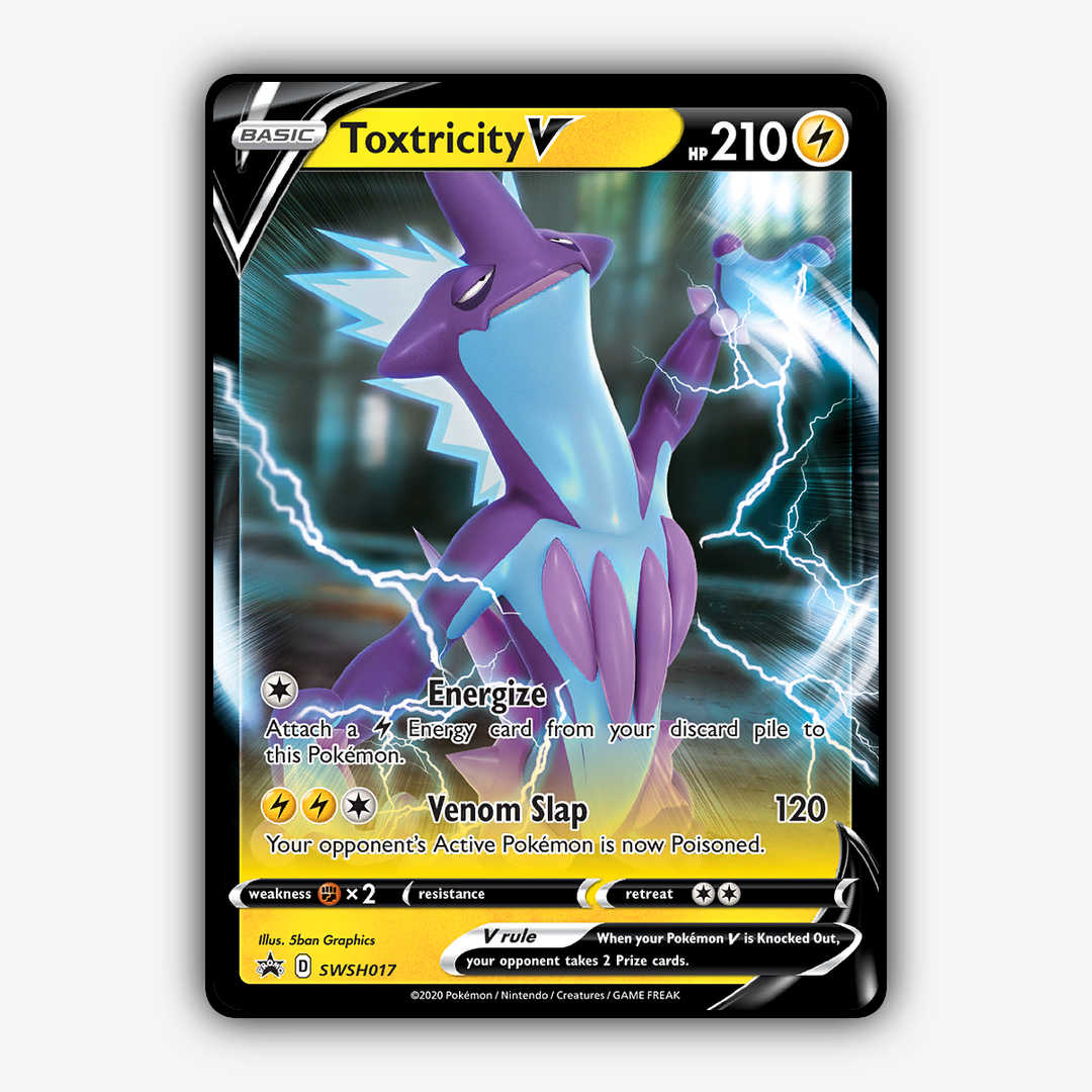 Toxtricity V #17 - SWSH Black Star Promos Set - Card Rug