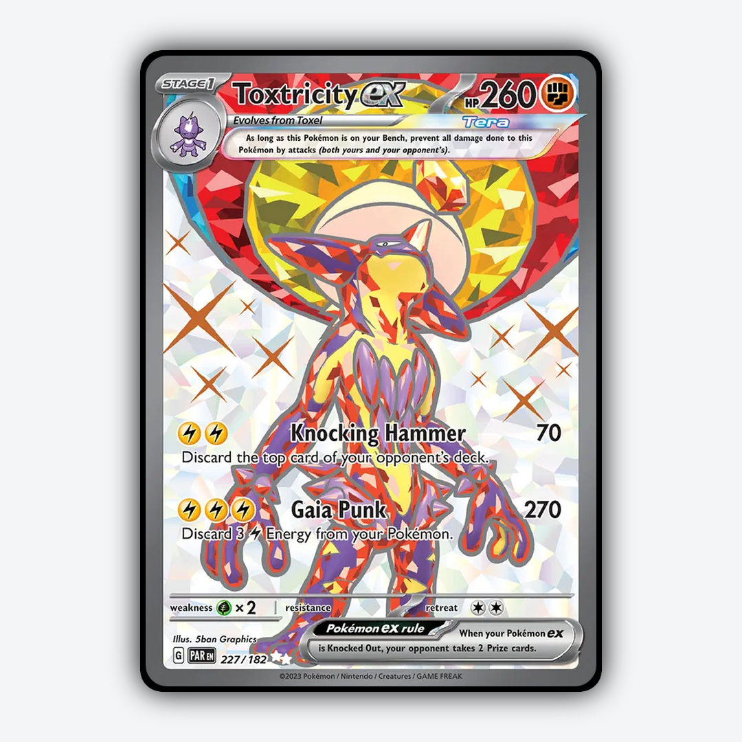 Toxtricity ex #227 - Paradox Rift Set - Card Rug