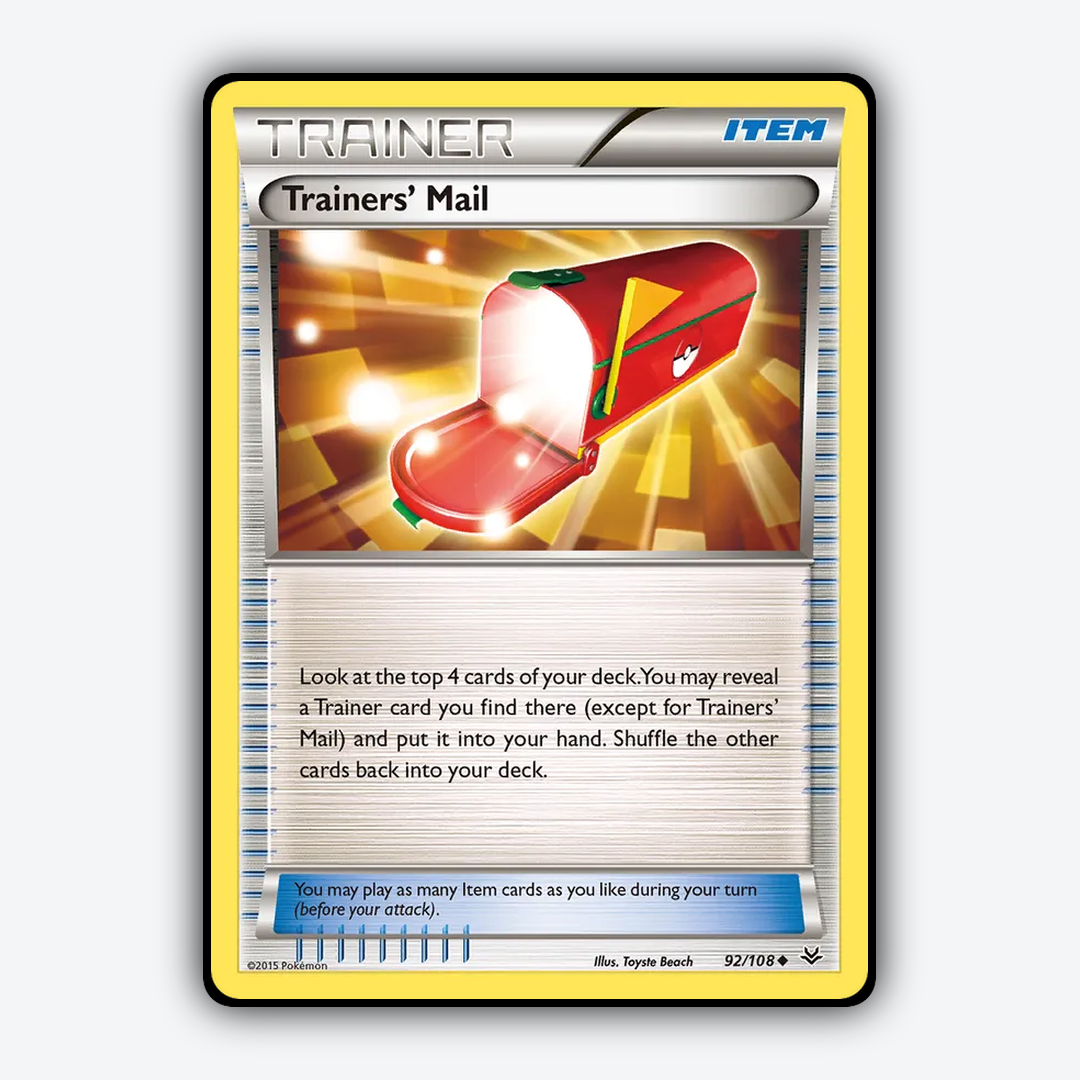 Trainers' Mail 092/108 - Roaring Skies Set - Card Rug
