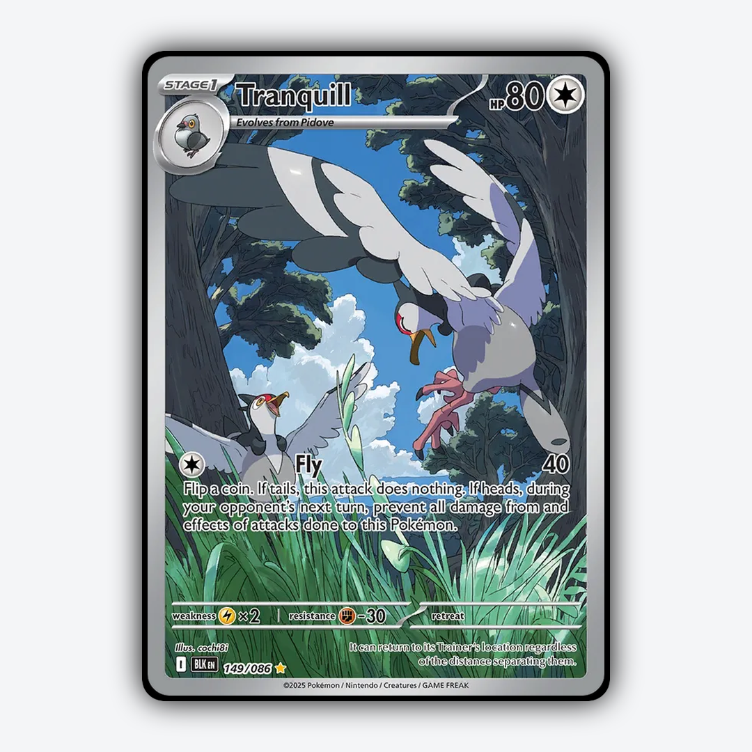 Tranquill #149 - Black Bolt Set - Card Rug