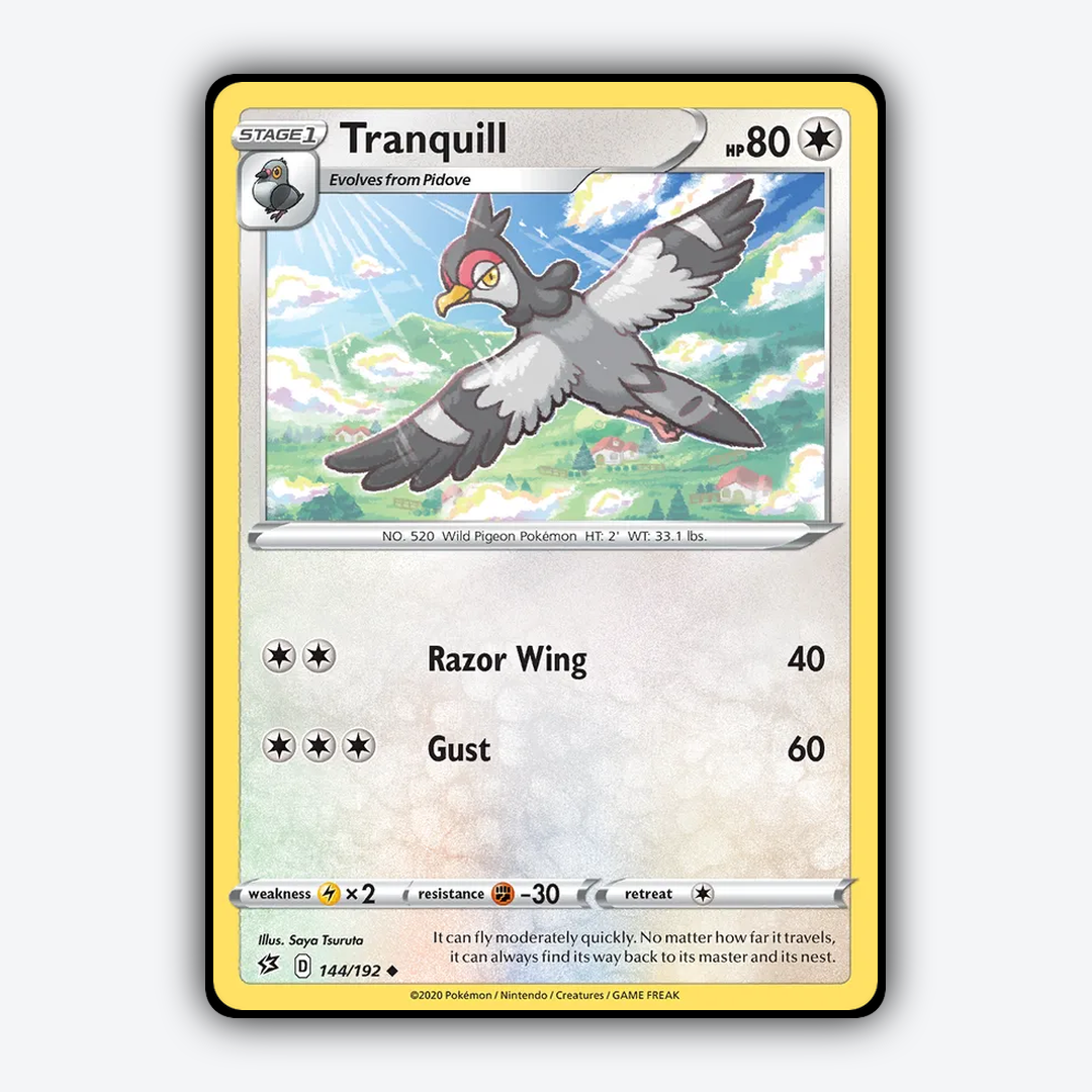 Tranquill 144/192 - Rebel Clash Set - Card Rug
