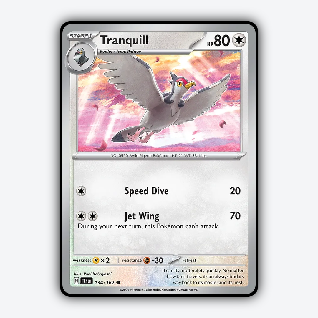 Tranquill 134/162 - Temporal Forces Set - Card Rug