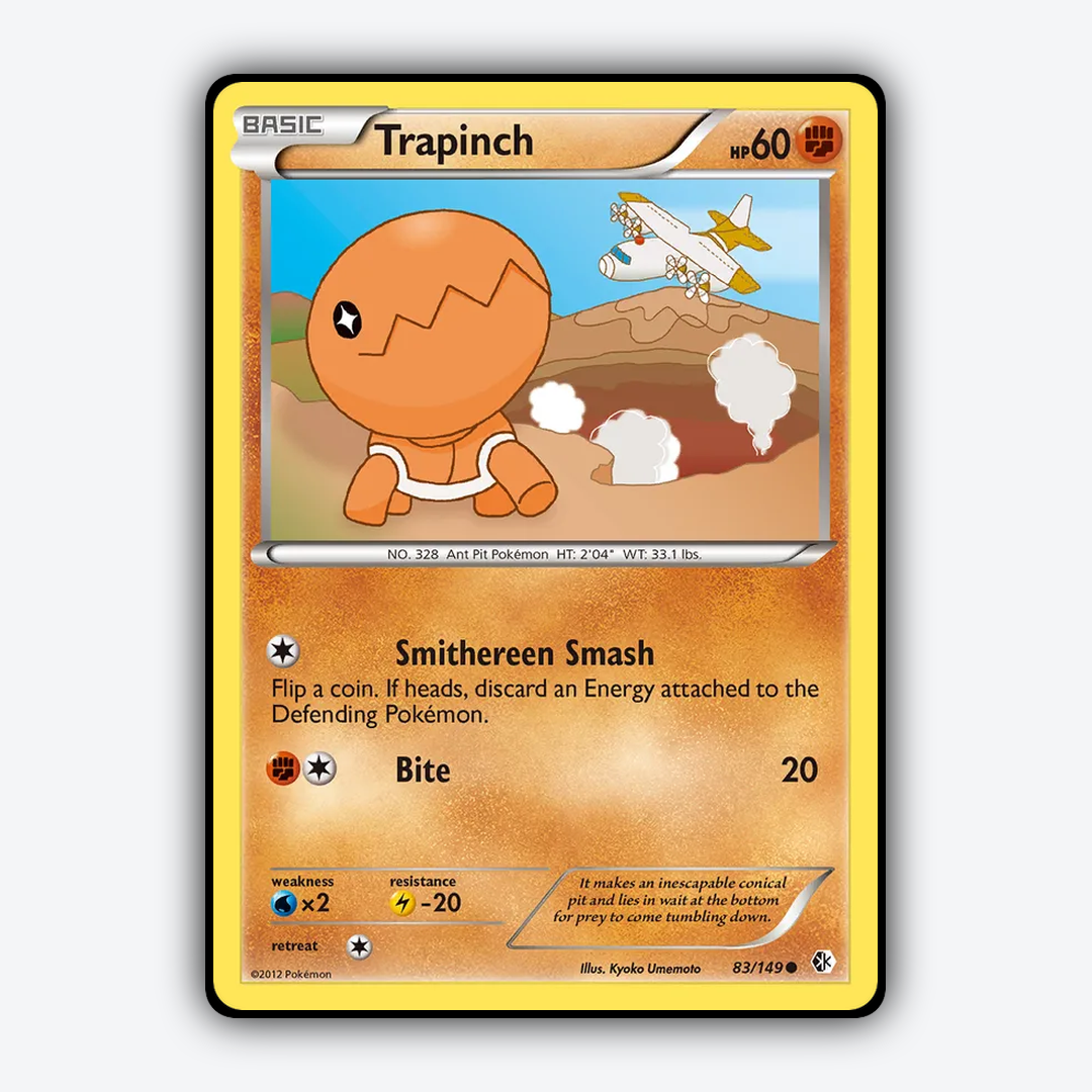 Trapinch 083/149 - Boundaries Crossed Set - Card Rug