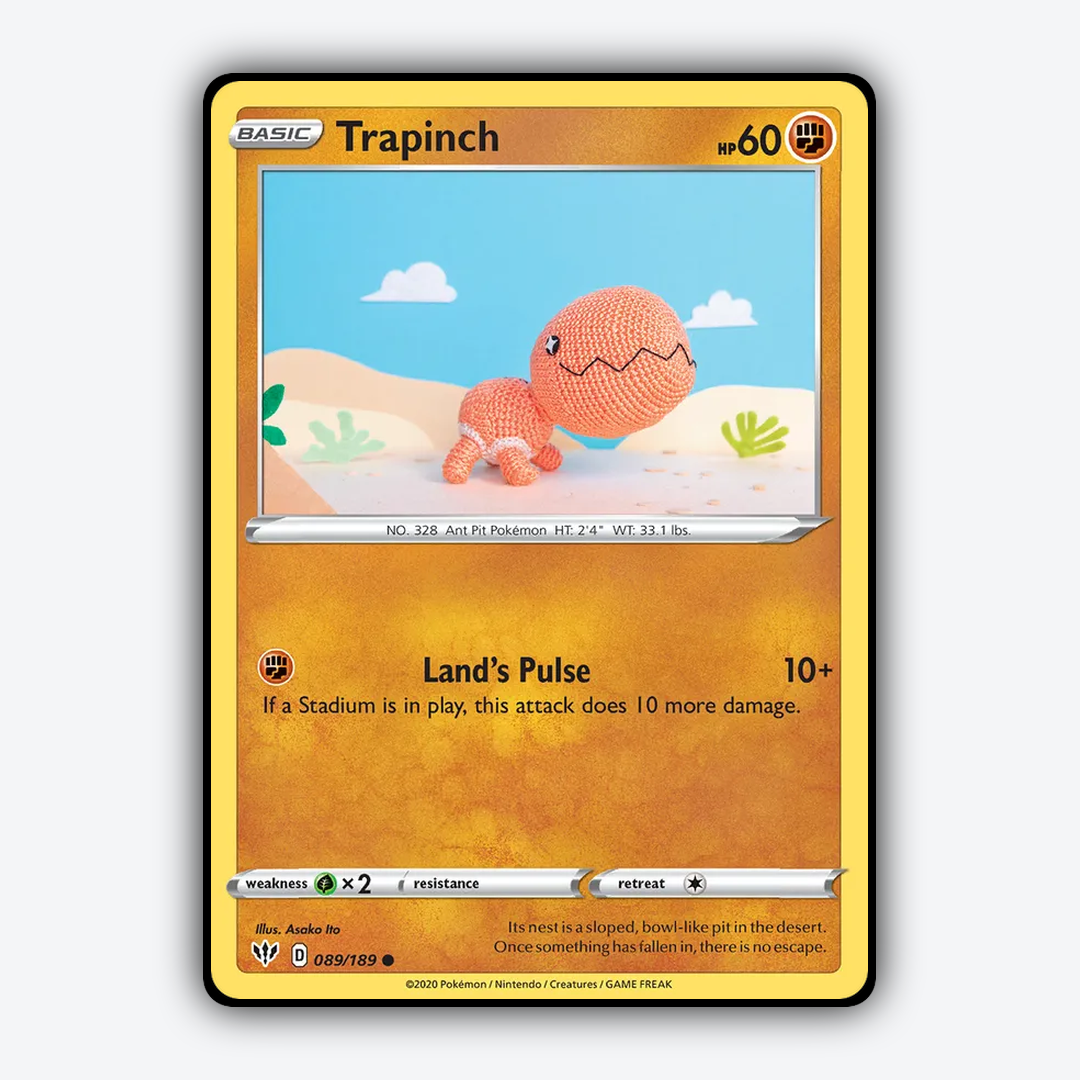 Trapinch 089/189 - Darkness Ablaze Set - Card Rug