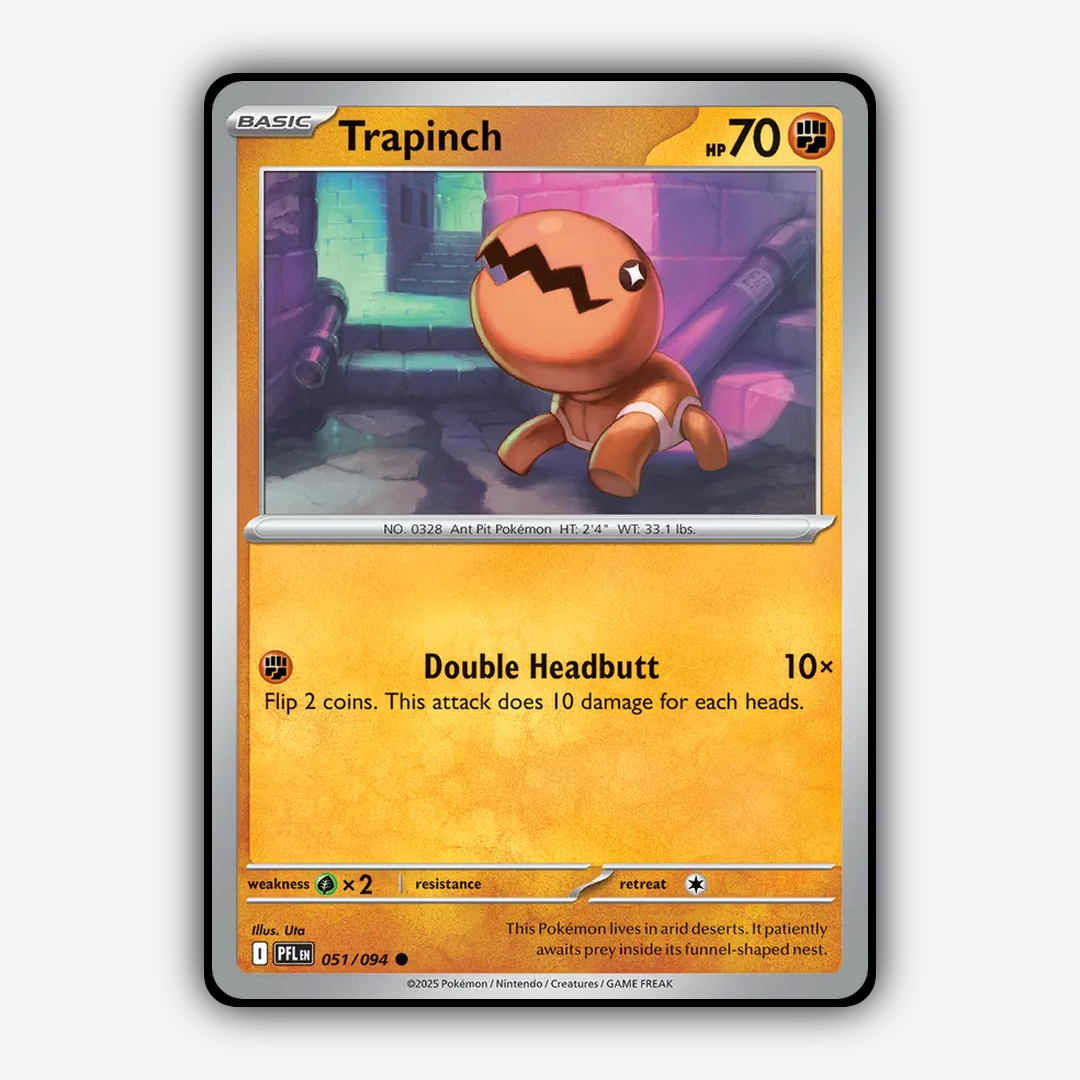 Trapinch 051/094 - Phantasmal Flames Set - Card Rug