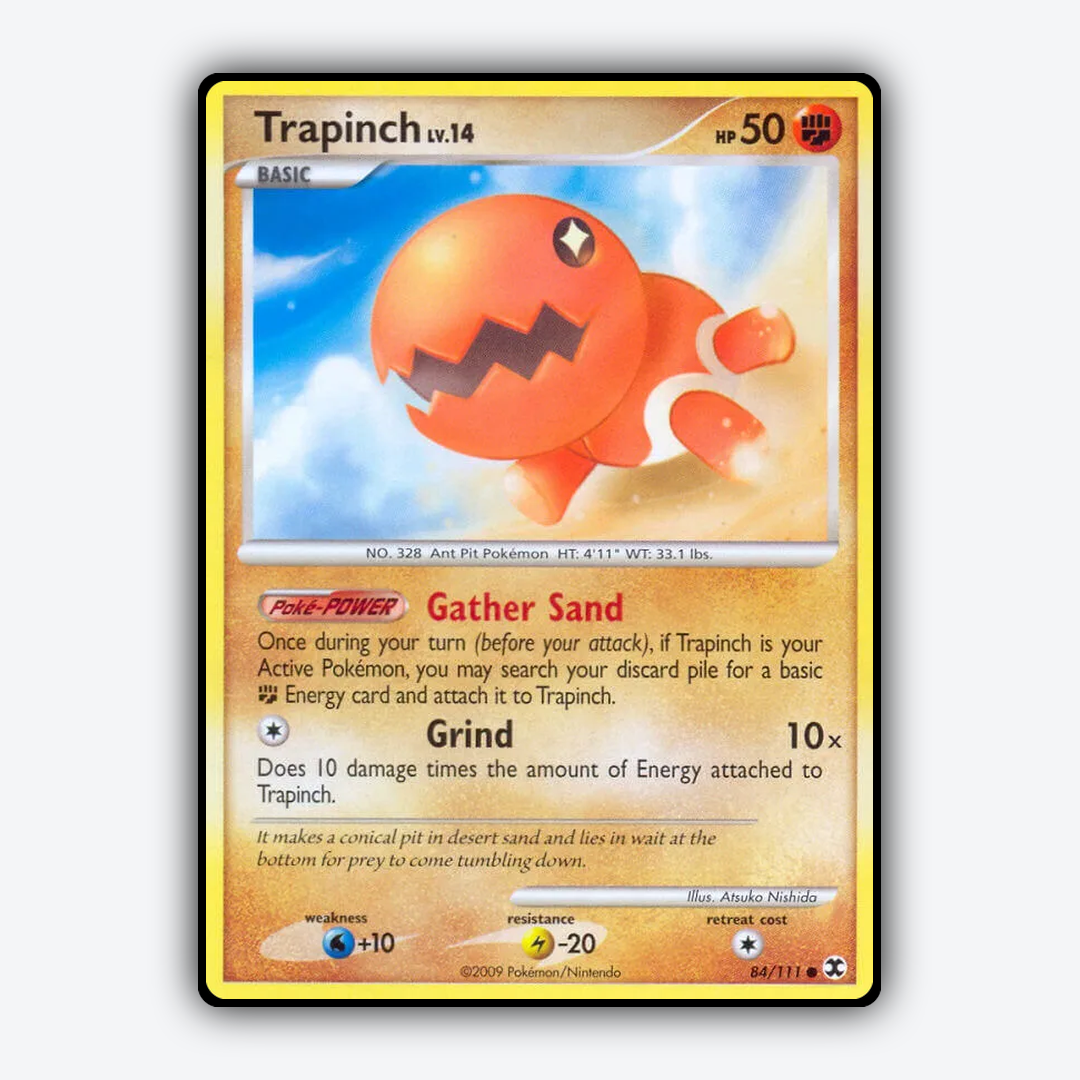 Trapinch 084/111 - Rising Rivals Set - Card Rug