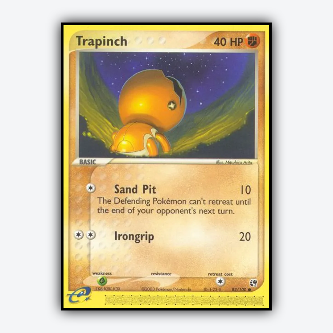 Trapinch 082/100 - Sandstorm Set - Card Rug