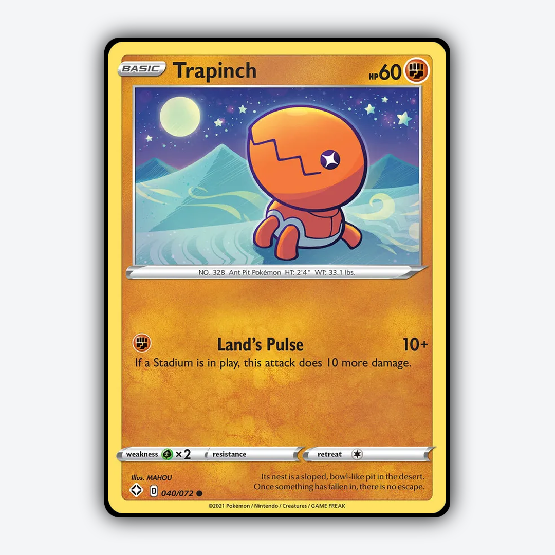 Trapinch 040/72 - Shining Fates Set - Card Rug