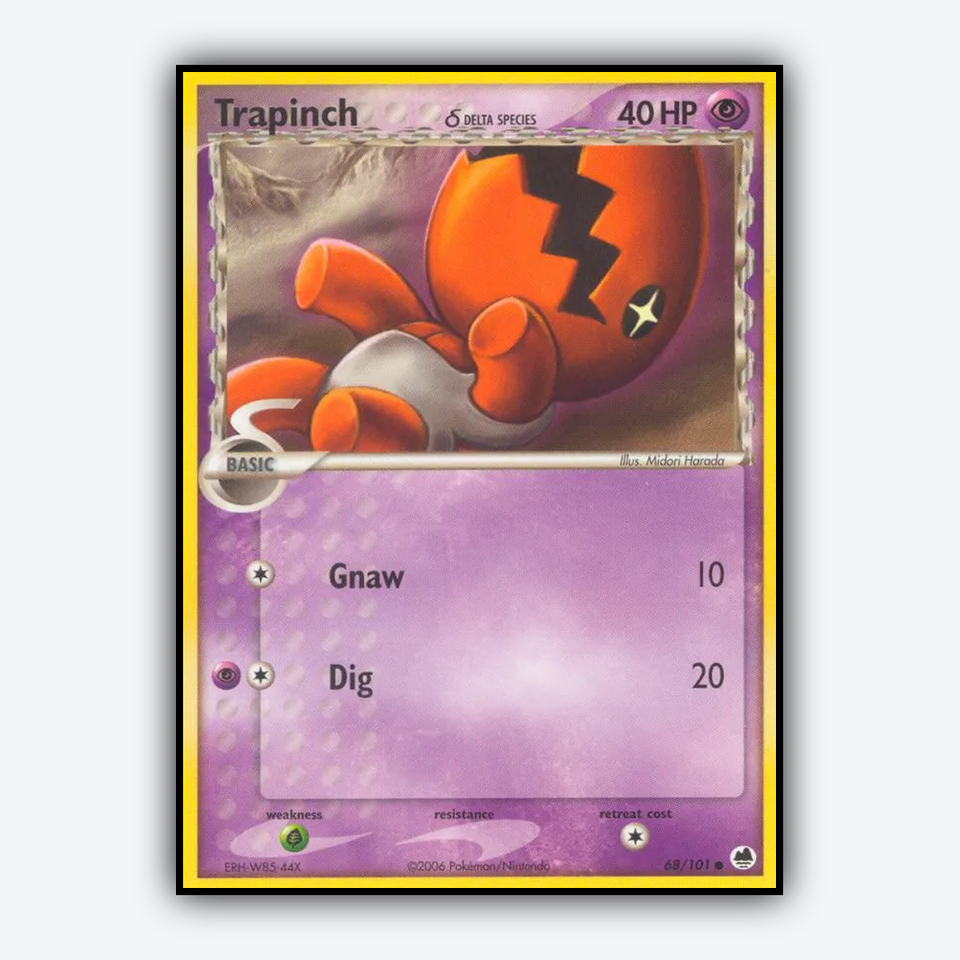 Trapinch δ 068/101 - Dragon Frontiers Set - Card Rug