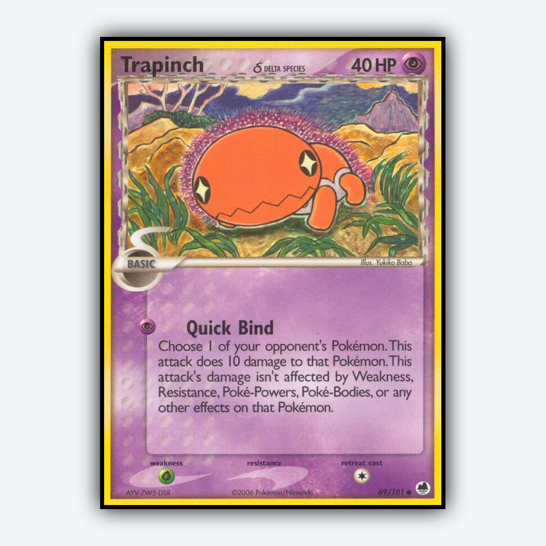 Trapinch δ 069/101 - Dragon Frontiers Set - Card Rug