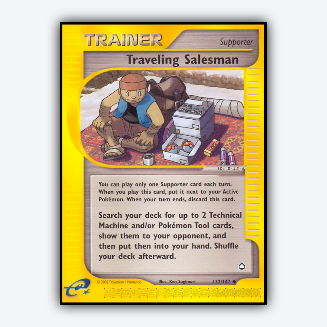Traveling Salesman 137/147 - Aquapolis Set - Card Rug