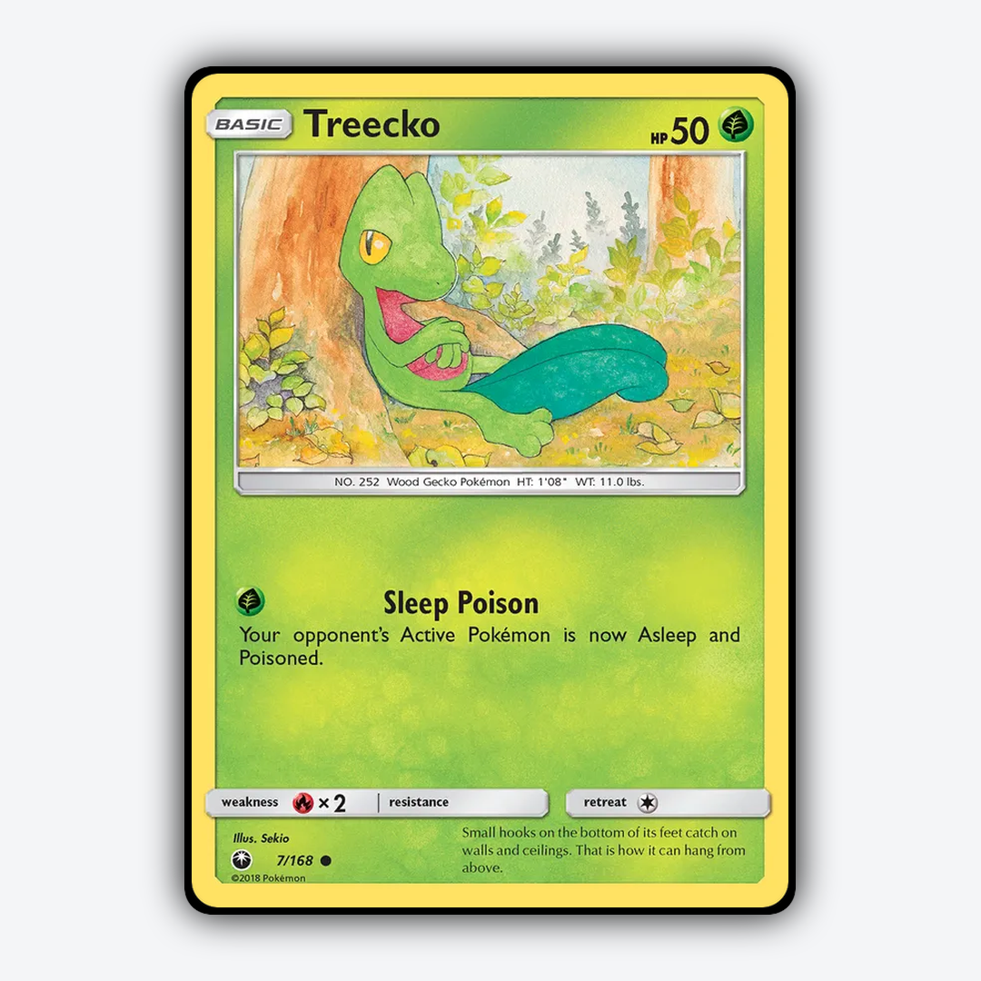 Treecko 007/168 - Celestial Storm Set - Card Rug