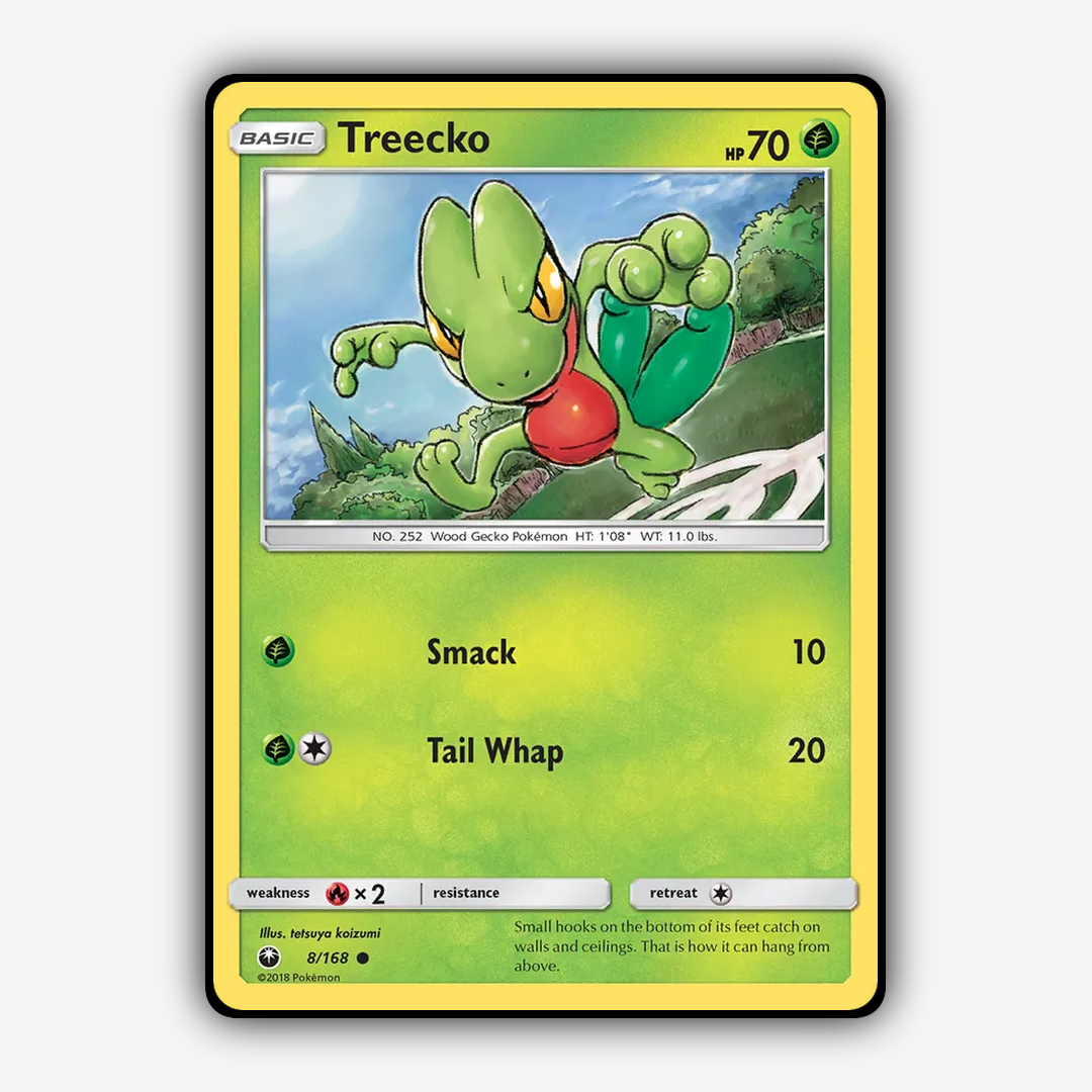 Treecko 008/168 - Celestial Storm Set - Card Rug