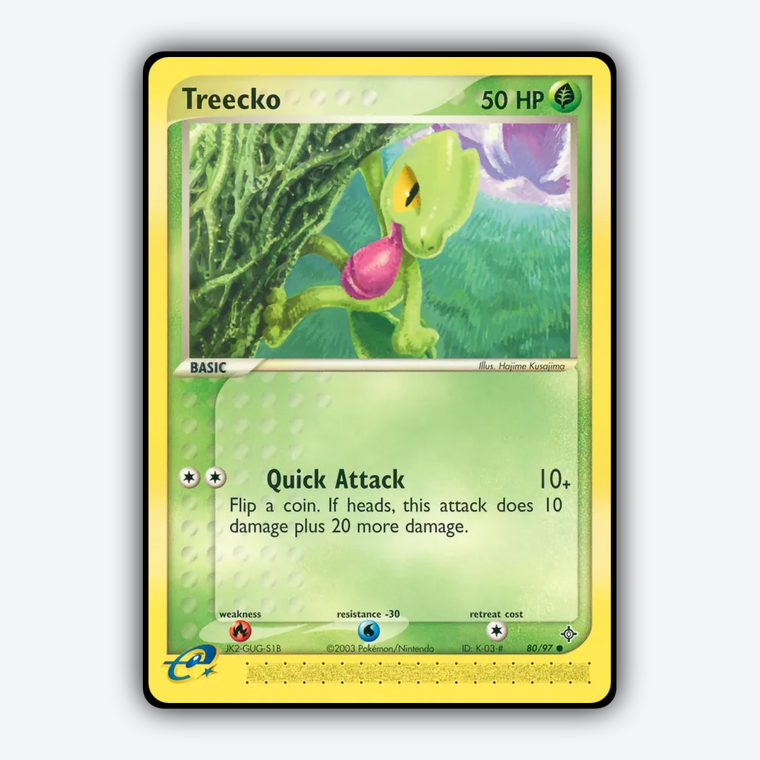 Treecko 080/97 - Dragon Set - Card Rug