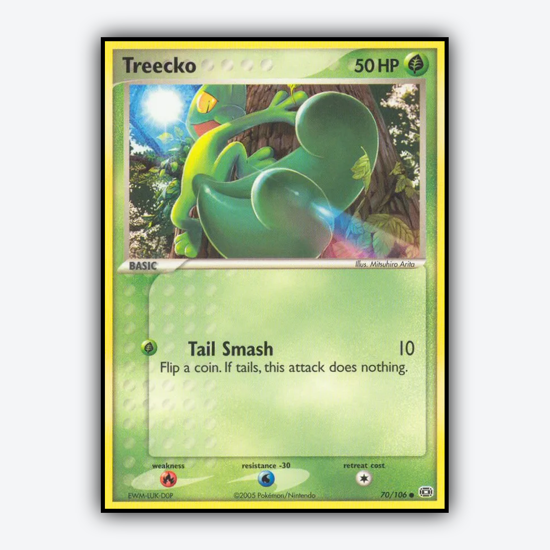 Treecko 070/106 - Emerald Set - Card Rug