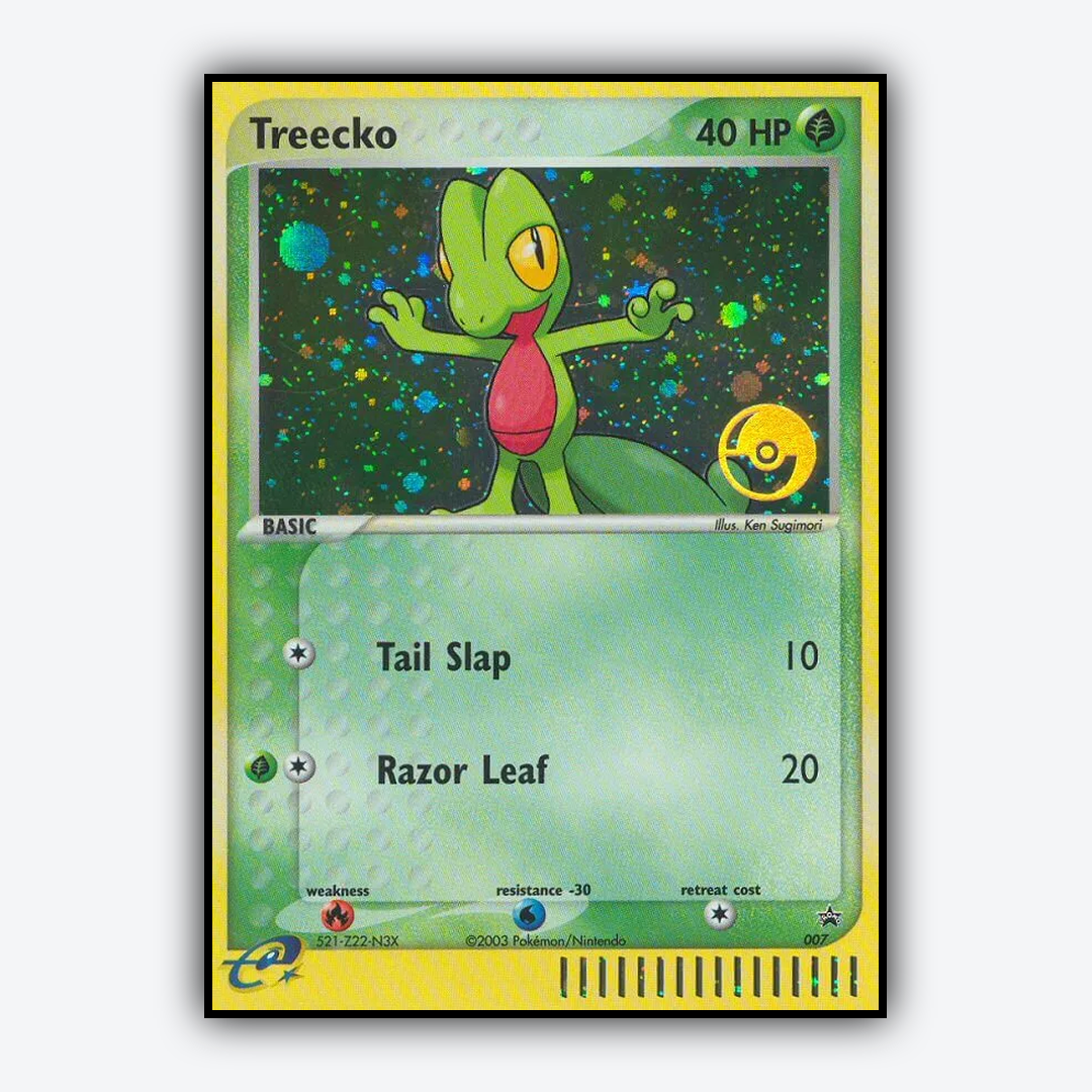Treecko #7 - Nintendo Black Star Promos Set - Card Rug