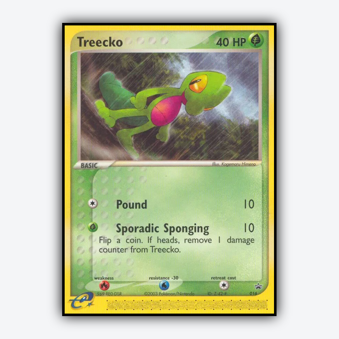 Treecko #16 - Nintendo Black Star Promos Set - Card Rug
