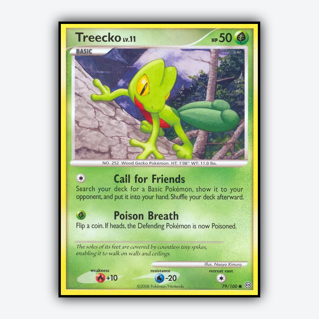 Treecko 079/100 - Stormfront Set - Card Rug