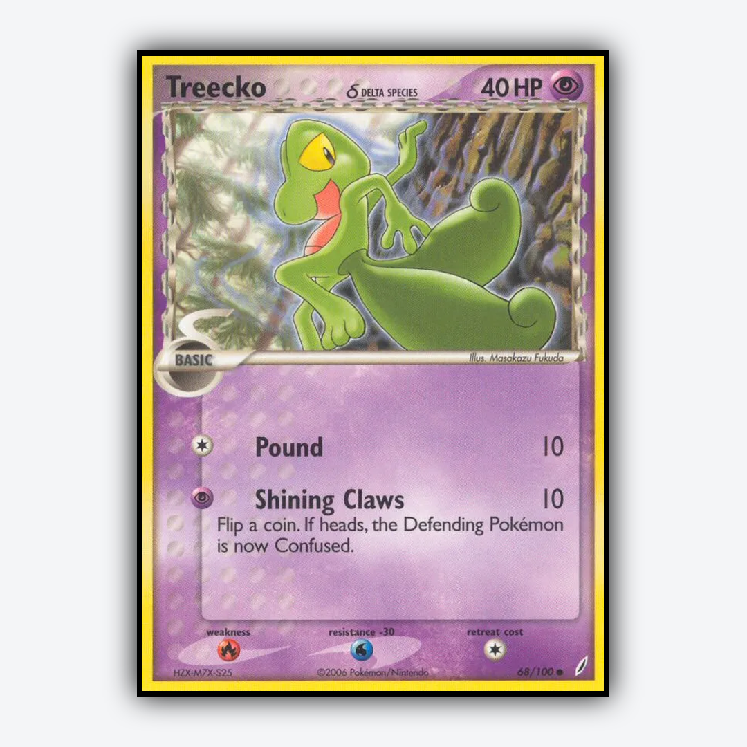 Treecko δ 068/100 - Crystal Guardians Set - Card Rug