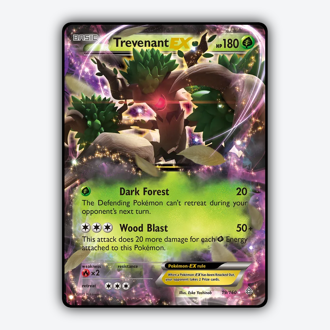 Trevenant-EX 019/160 - Primal Clash Set - Card Rug