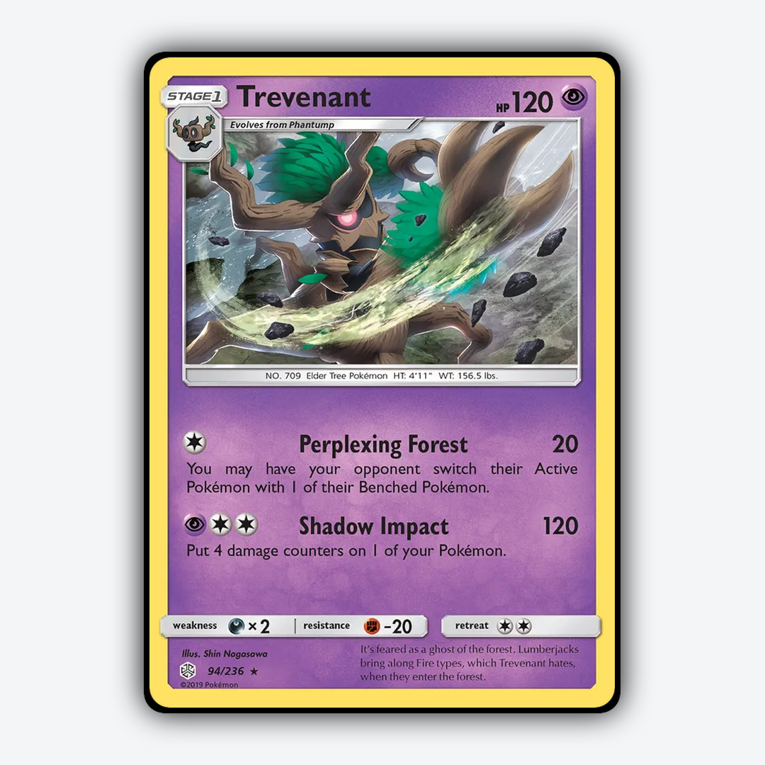 Trevenant 094/236 - Cosmic Eclipse Set - Card Rug