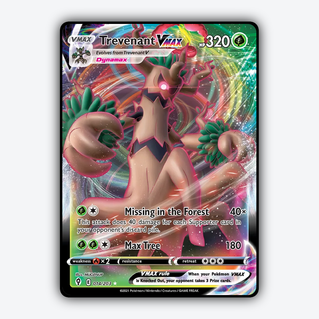 Trevenant VMAX #14 - Evolving Skies Set - Card Rug