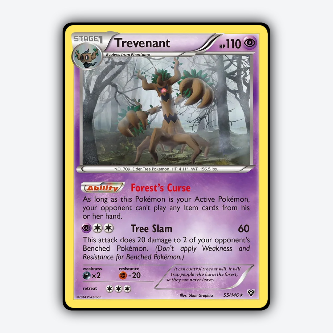 Trevenant 055/146 - XY Set - Card Rug