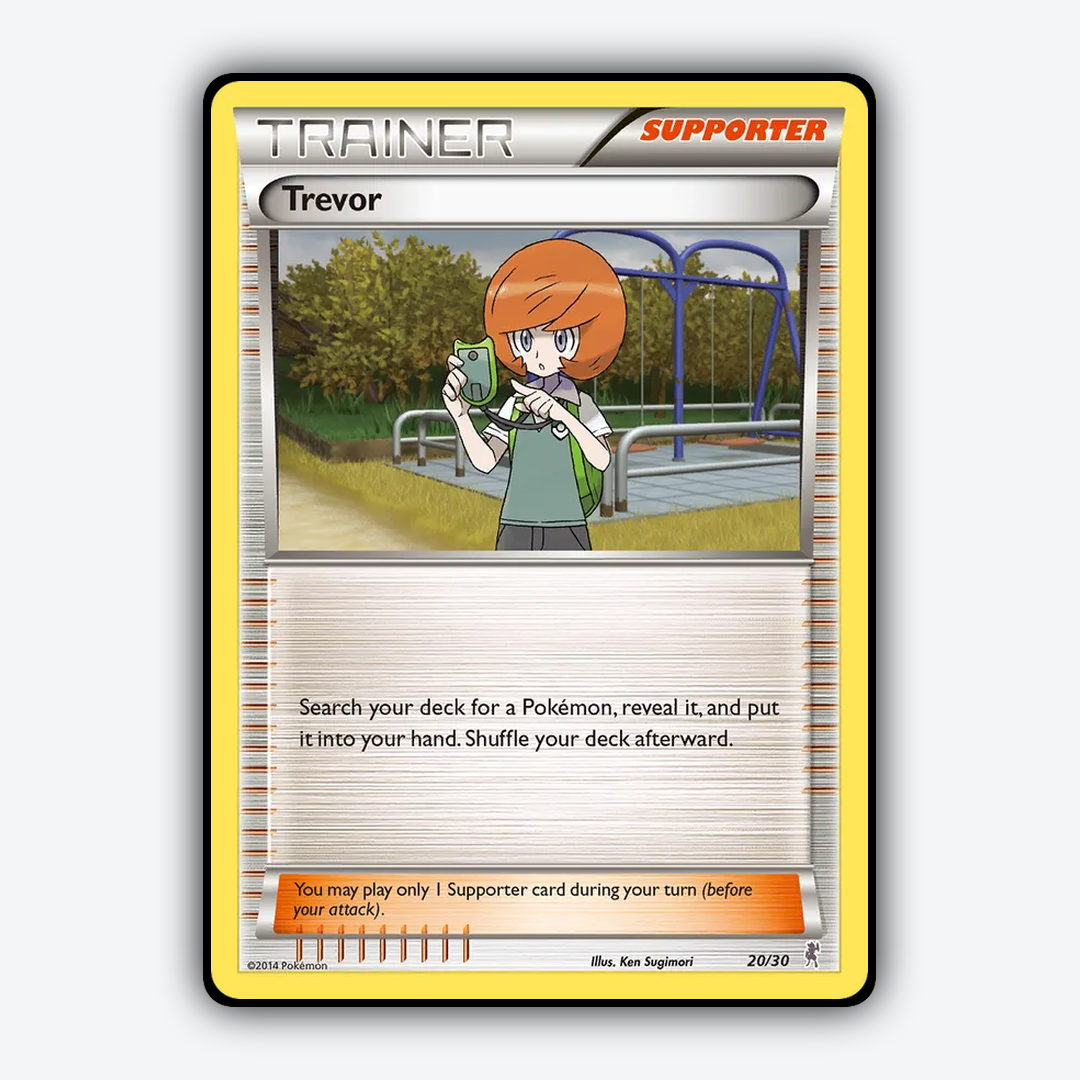 Trevor 020/30 - XY Trainer Kit Bisharp Set - Card Rug