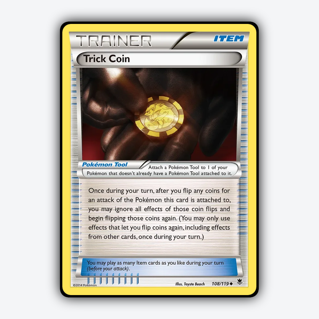 Trick Coin 108/119 - Phantom Forces Set - Card Rug