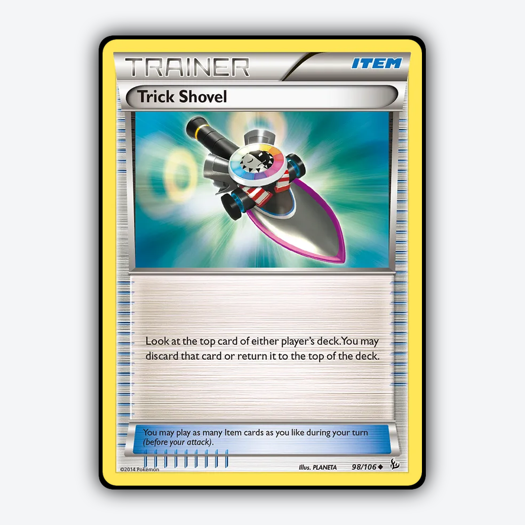 Trick Shovel 098/106 - Flashfire Set - Card Rug