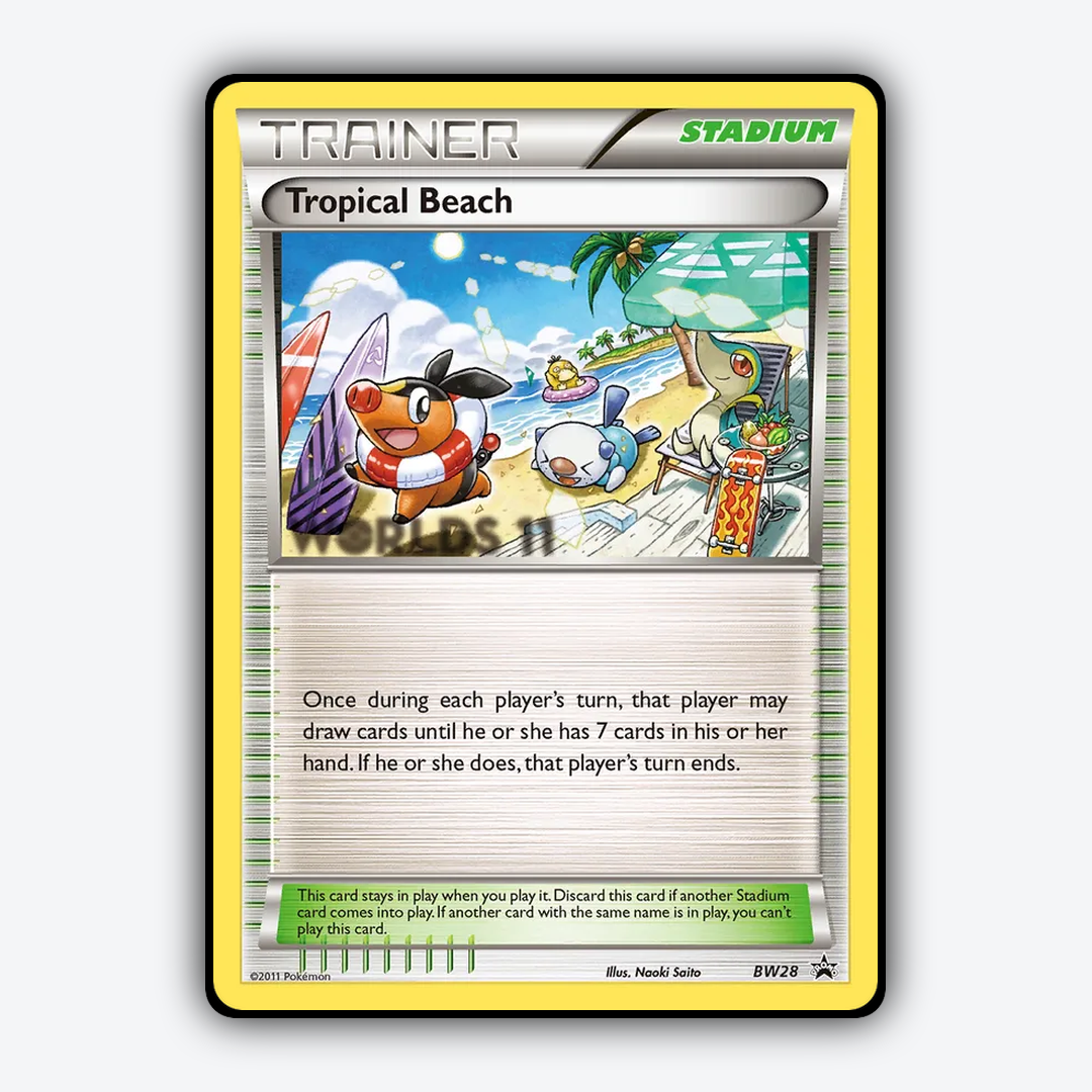 Tropical Beach #28 - BW Black Star Promos Set - Card Rug