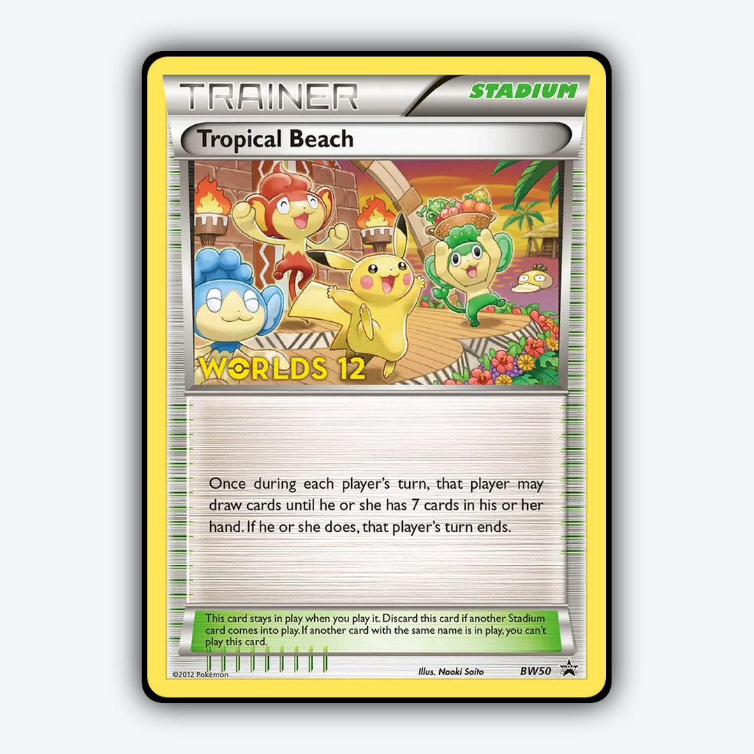 Tropical Beach #50 - BW Black Star Promos Set - Card Rug