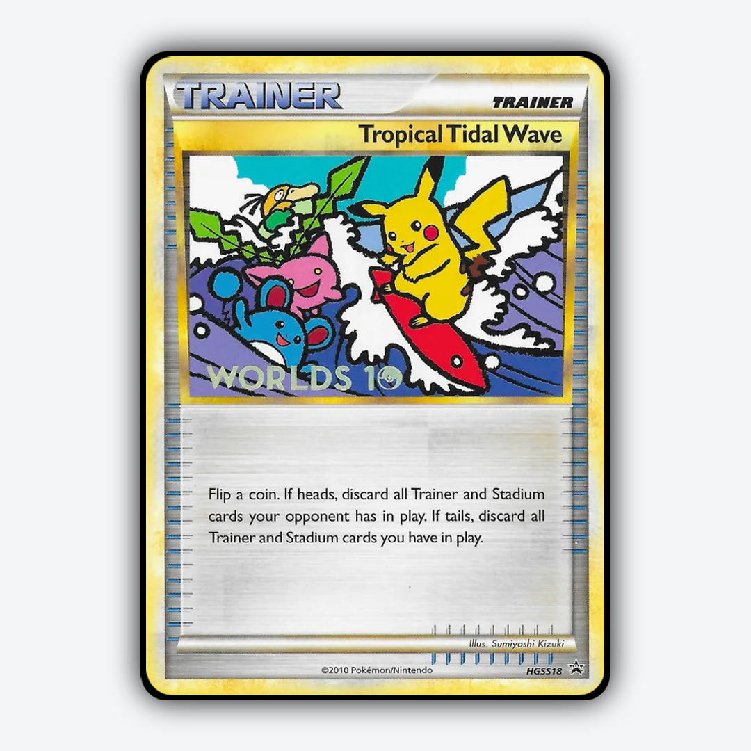 Tropical Tidal Wave #18 - HGSS Black Star Promos Set - Card Rug