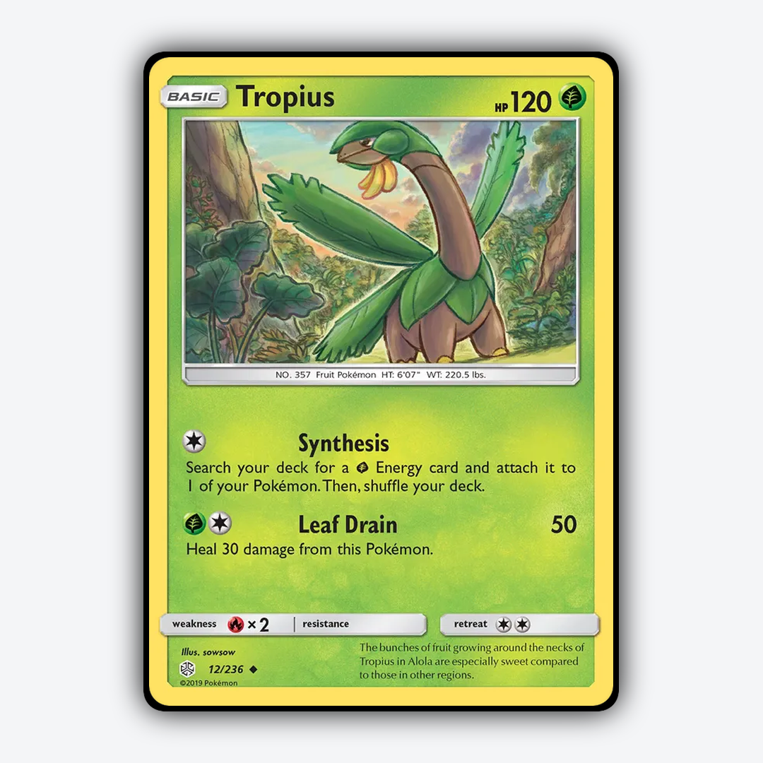 Tropius 012/236 - Cosmic Eclipse Set - Card Rug