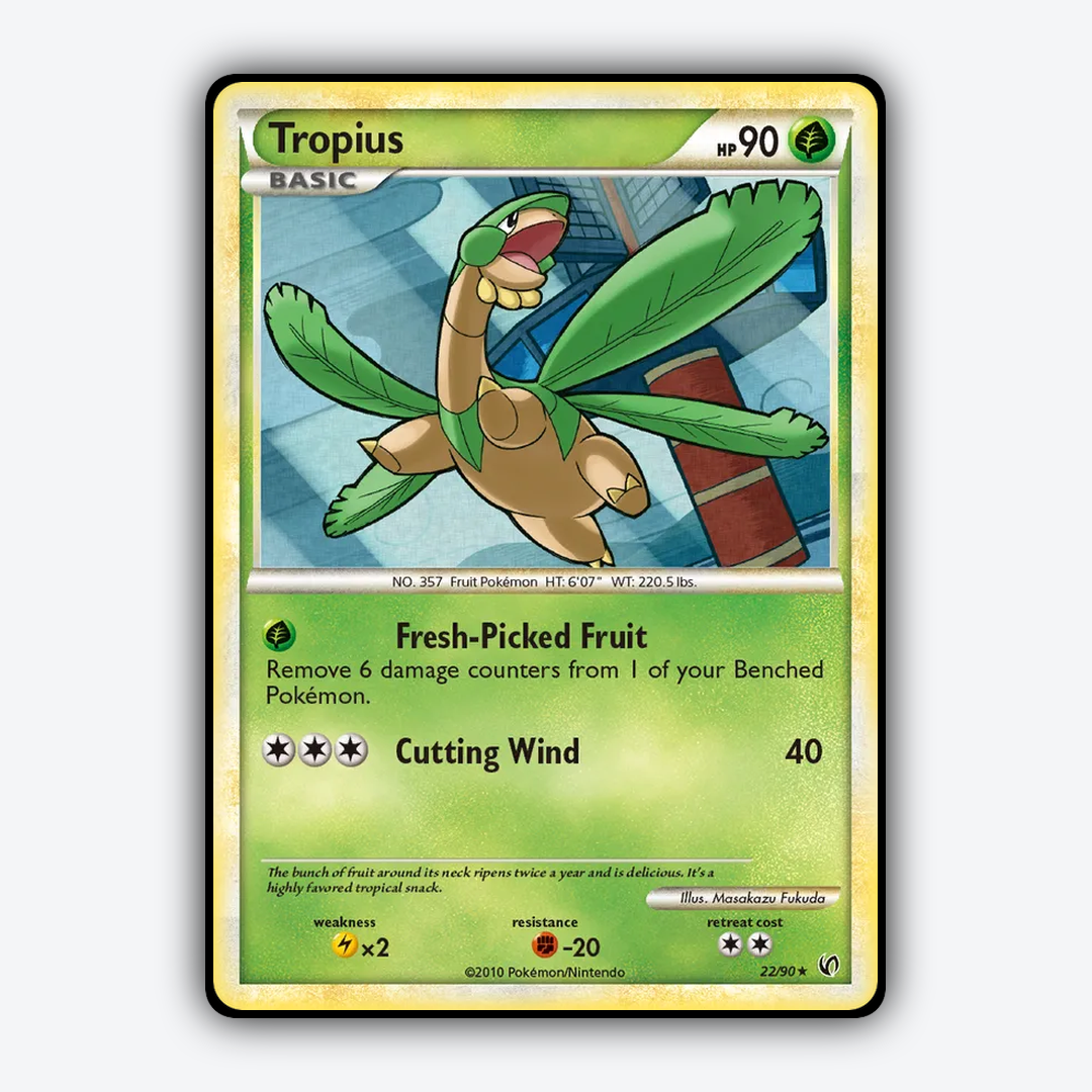 Tropius 022/90 - HS—Undaunted Set - Card Rug