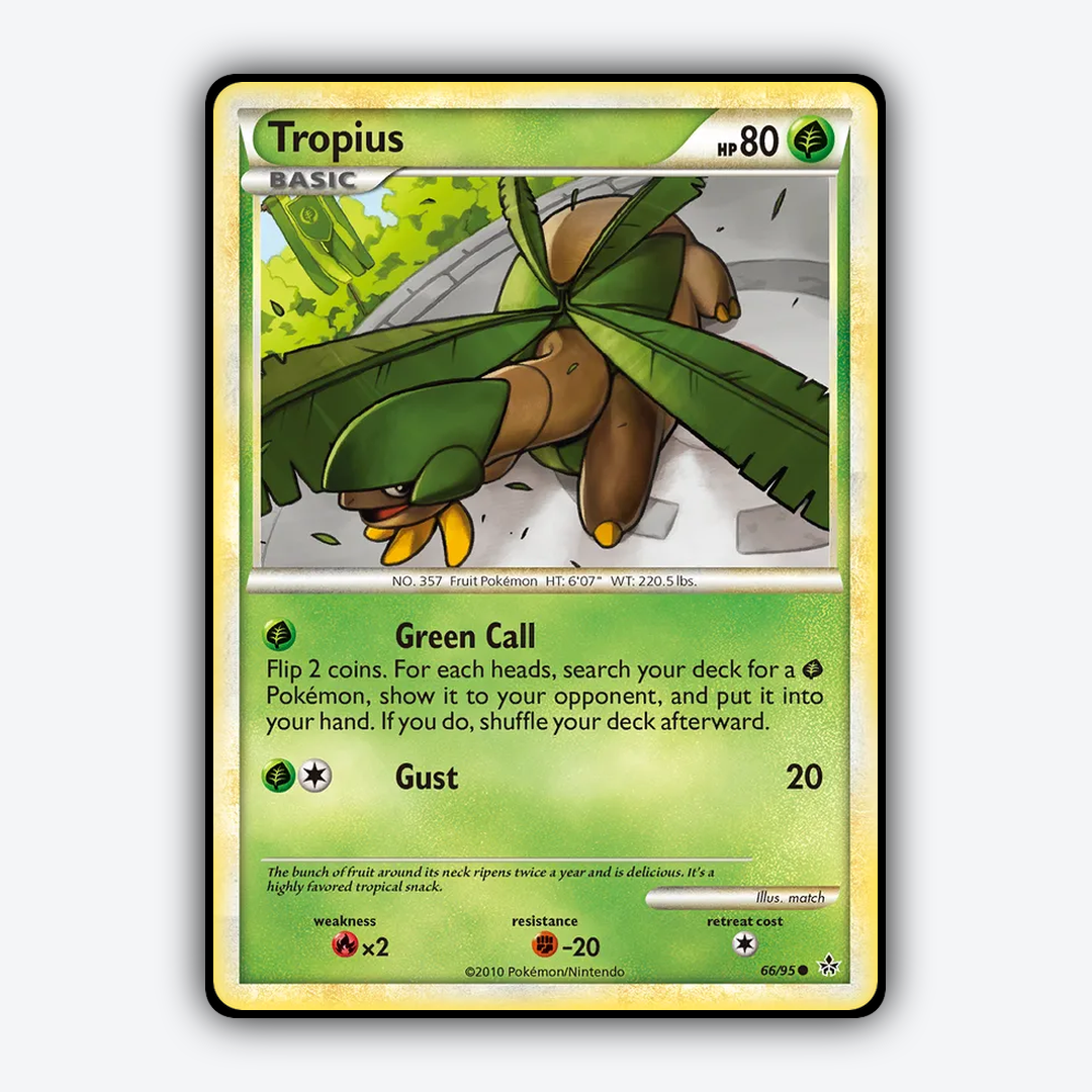 Tropius 066/95 - HS—Unleashed Set - Card Rug